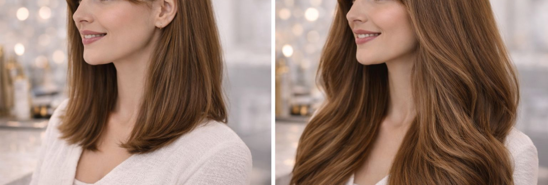 Extensii din păr natural Tape-On – soluția rapidă pentru volum, lungime și un păr ușor de aranjat